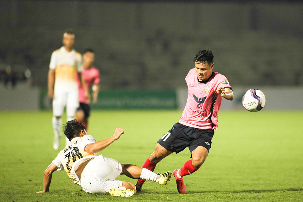 HL Hà Tĩnh quyết tâm tìm lại niềm vui ở sân chơi Cúp QG khi tiếp đón Nam Định trên sân nhà - Ảnh: VPF 