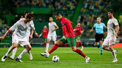 Ronaldo và đồng đội có thể giành được ít nhất 1 điểm  trên sân của Tây Ban Nha