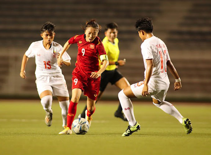 ĐT nữ Việt Nam thi đấu ít hơn Philippines ở vòng bảng - Ảnh: VFF
