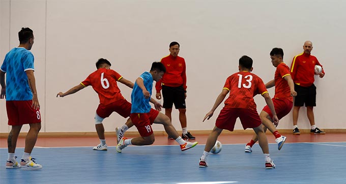 ĐT futsal Việt Nam đã sẵn sàng cho trận đấu với Hàn Quốc