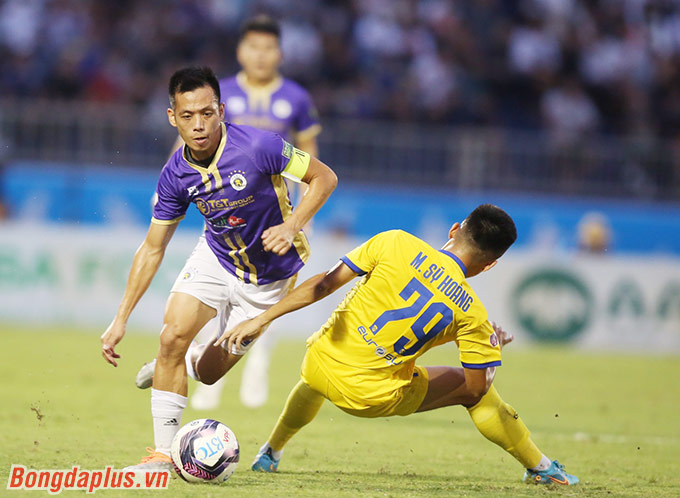 Hà Nội FC bất bại trên sân Hàng Đẫy suốt 1 năm qua tại V.League - Ảnh: Minh Tuấn 