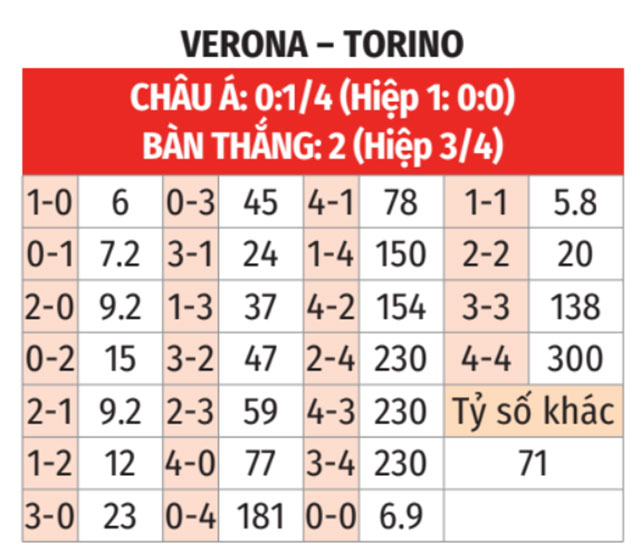 Verona vs Torino