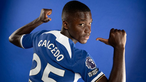 Caicedo tiếp quản số áo bị bỏ trống 20 năm tại Chelsea