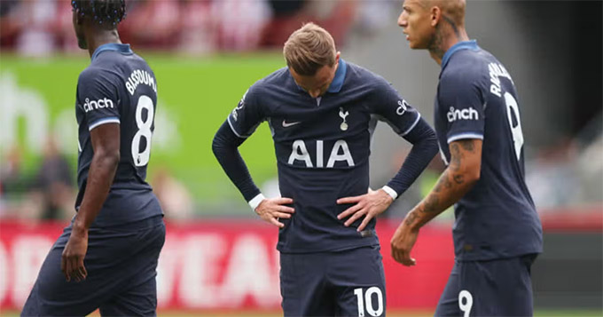 Tottenham gặp nhiều khó khăn khi hàng công mất Harry Kane