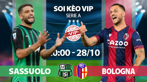 Soi kèo VIP 28/10: Sassuolo vs Bologna
